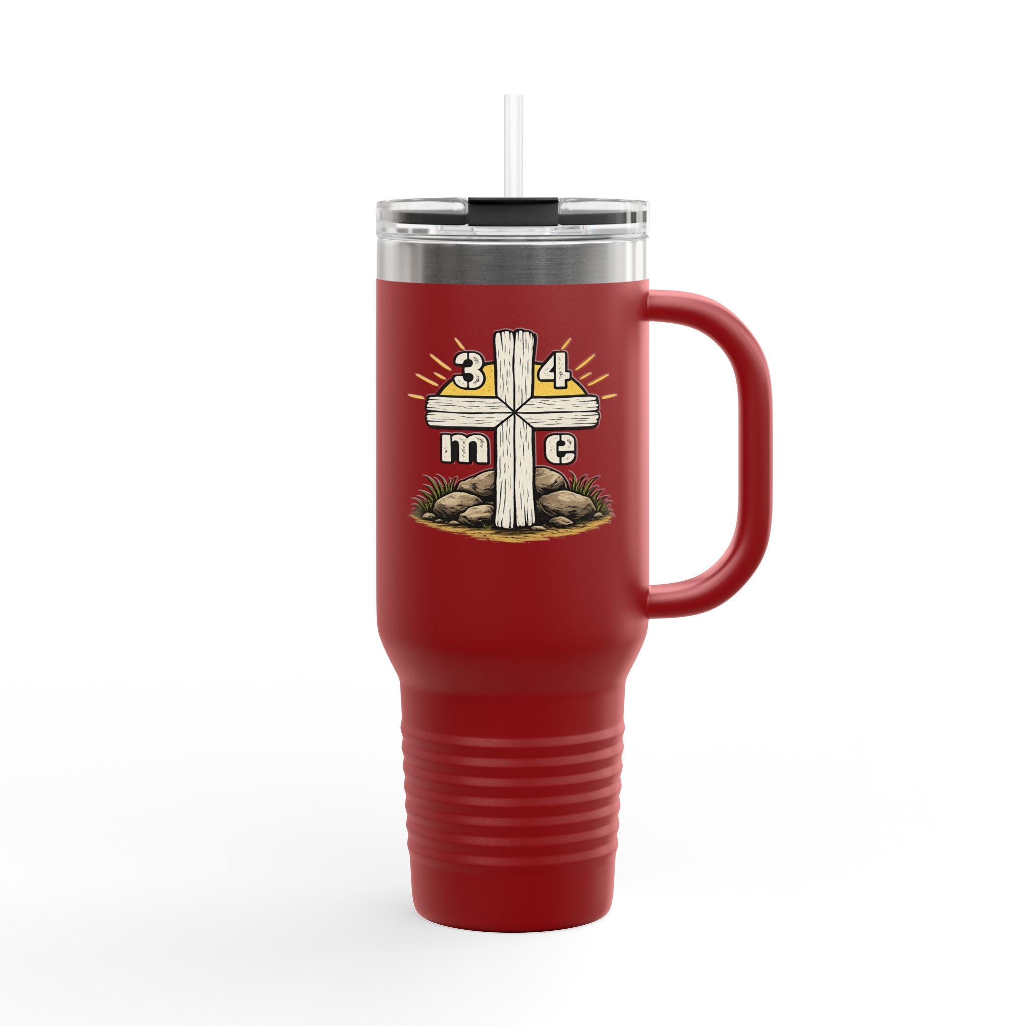 3 4 Me Trinity Cross 40oz Insulated Travel Mug