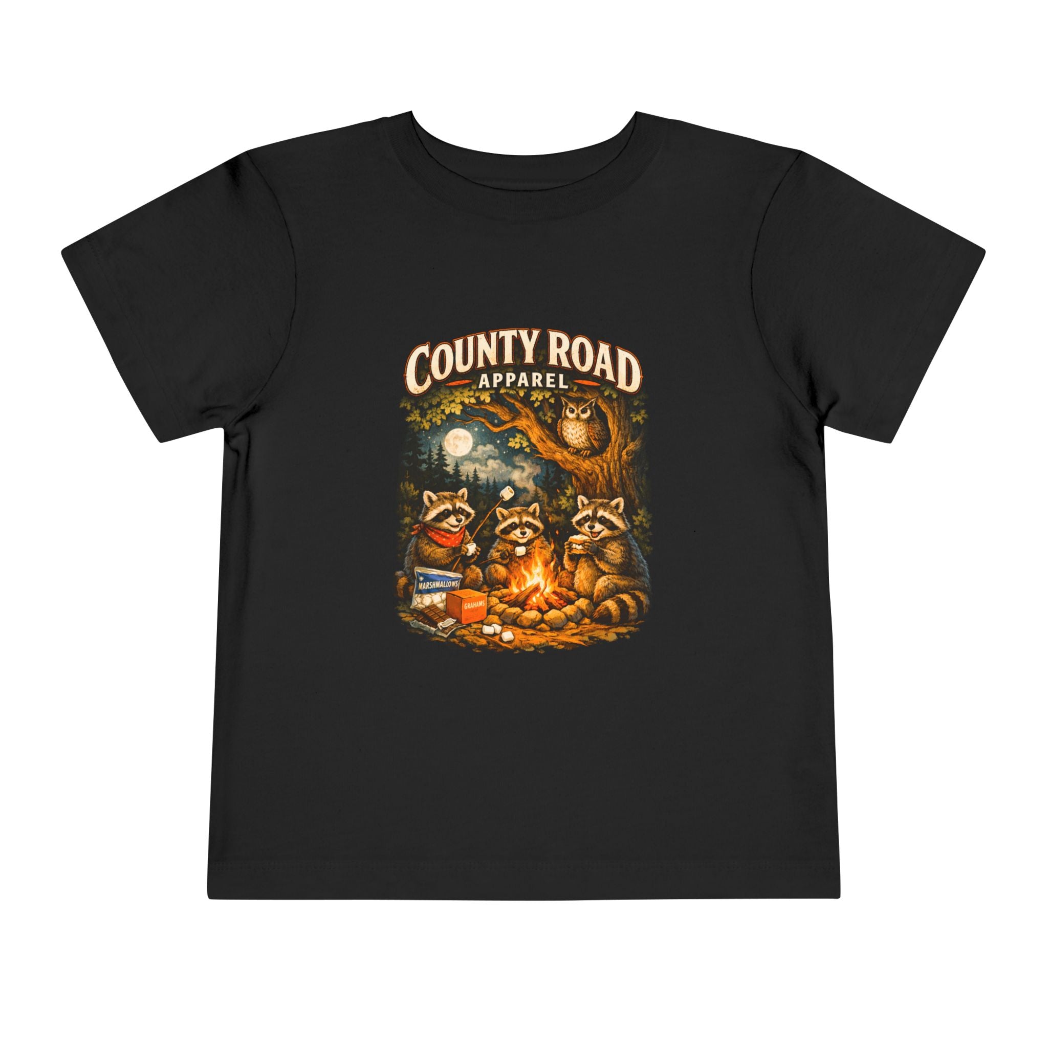 CRA Racoons by the Campfire Toddler Tee
