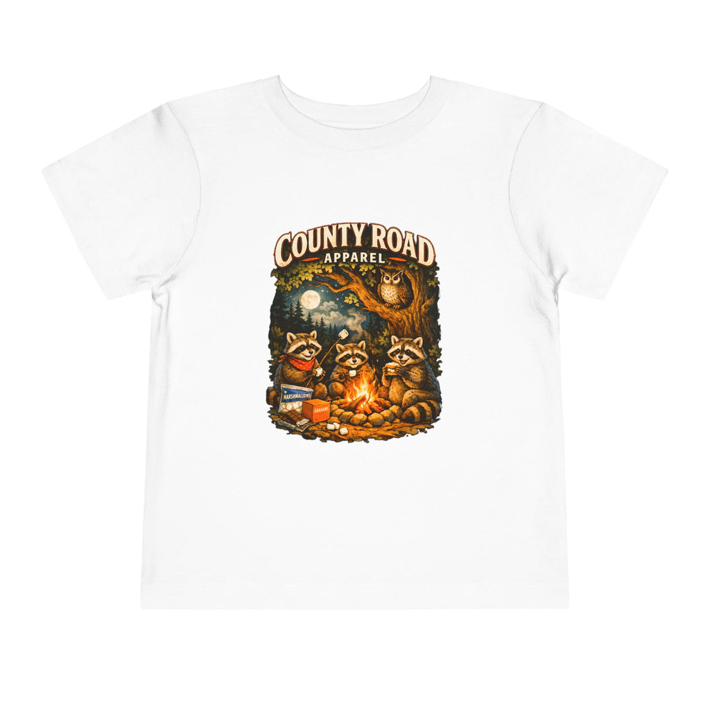 CRA Racoons by the Campfire Toddler Tee