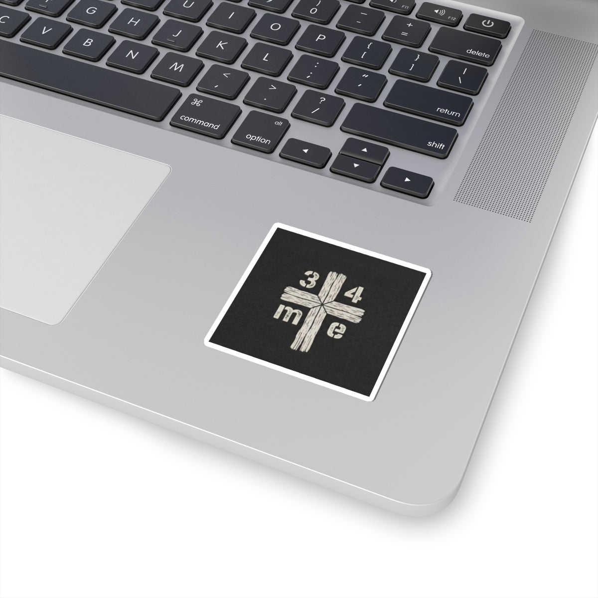 3 4 Me Trinity Cross Kiss-Cut Sticker
