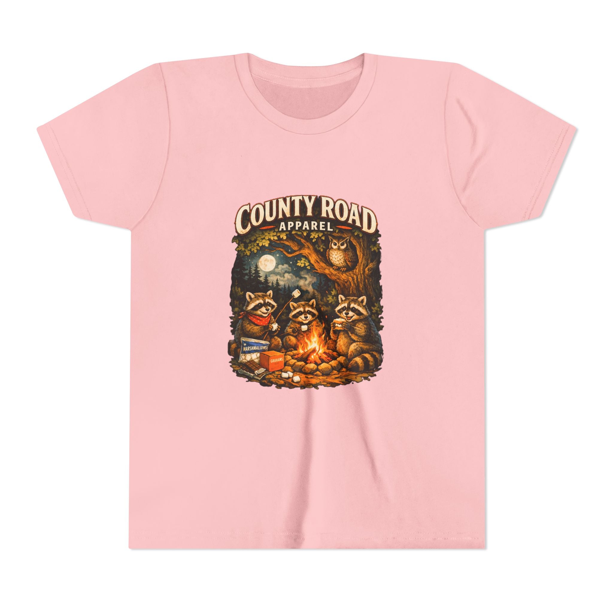 CRA Raccoons by the Campfire Youth Tee