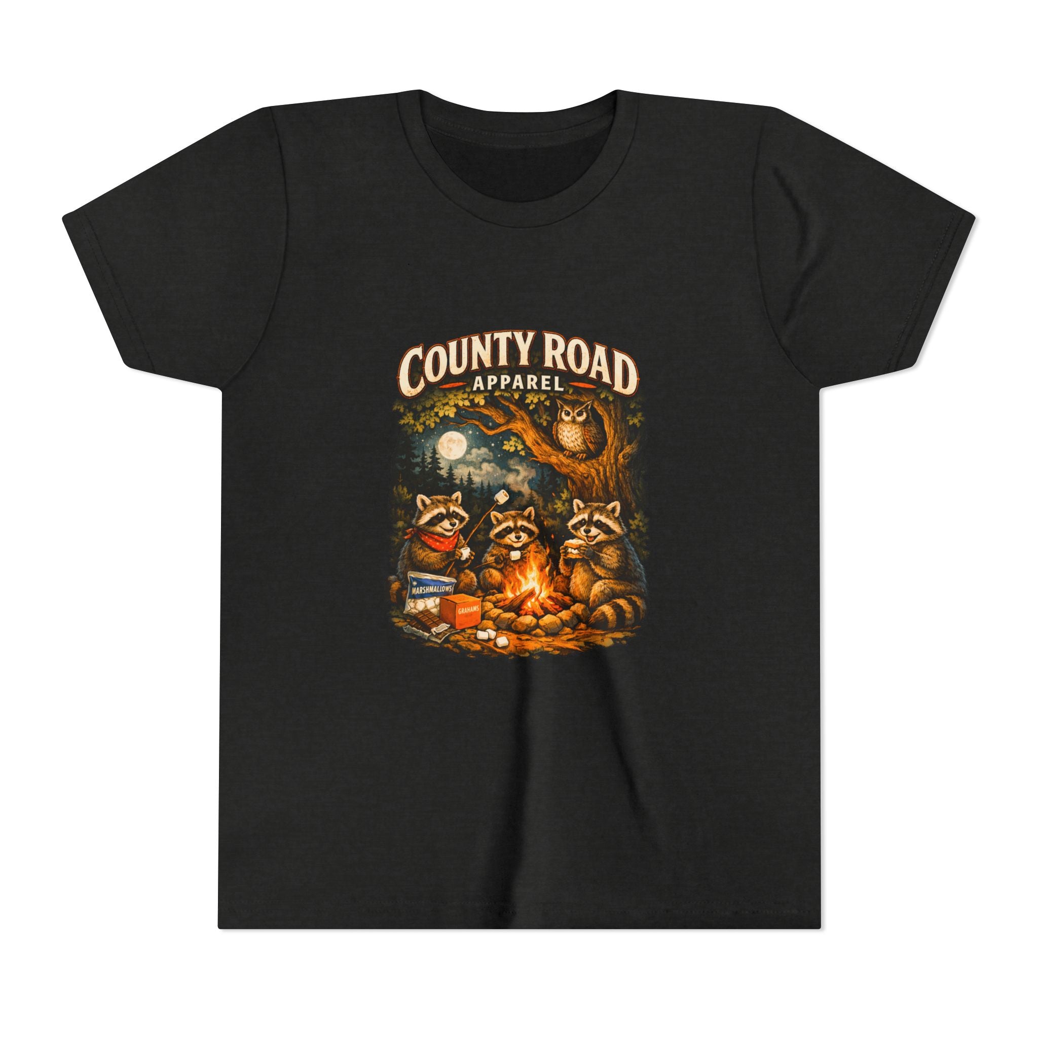 CRA Raccoons by the Campfire Youth Tee