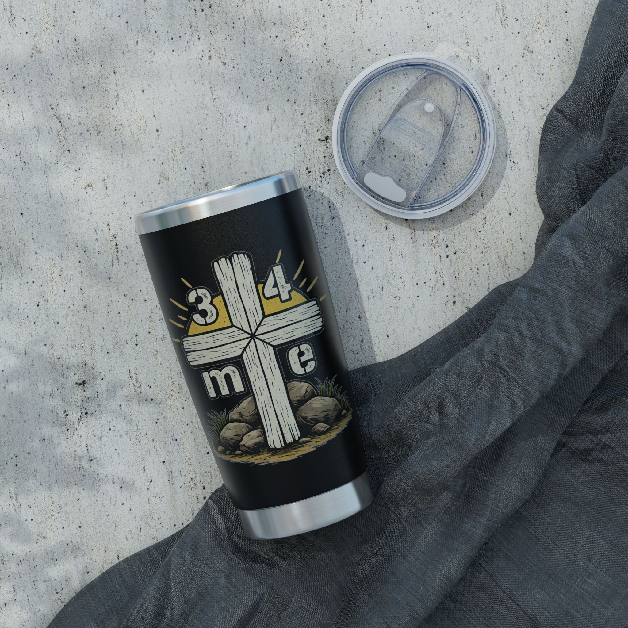 3 4 Me Trinity Cross & Sunrise Tumbler