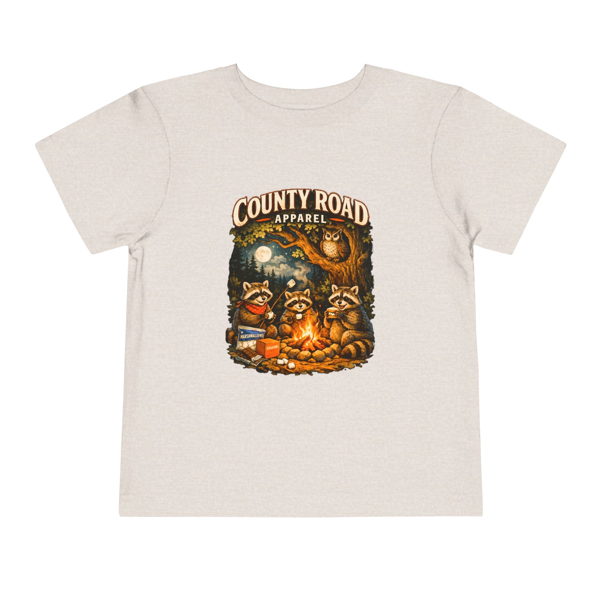 CRA Racoons by the Campfire Toddler Tee