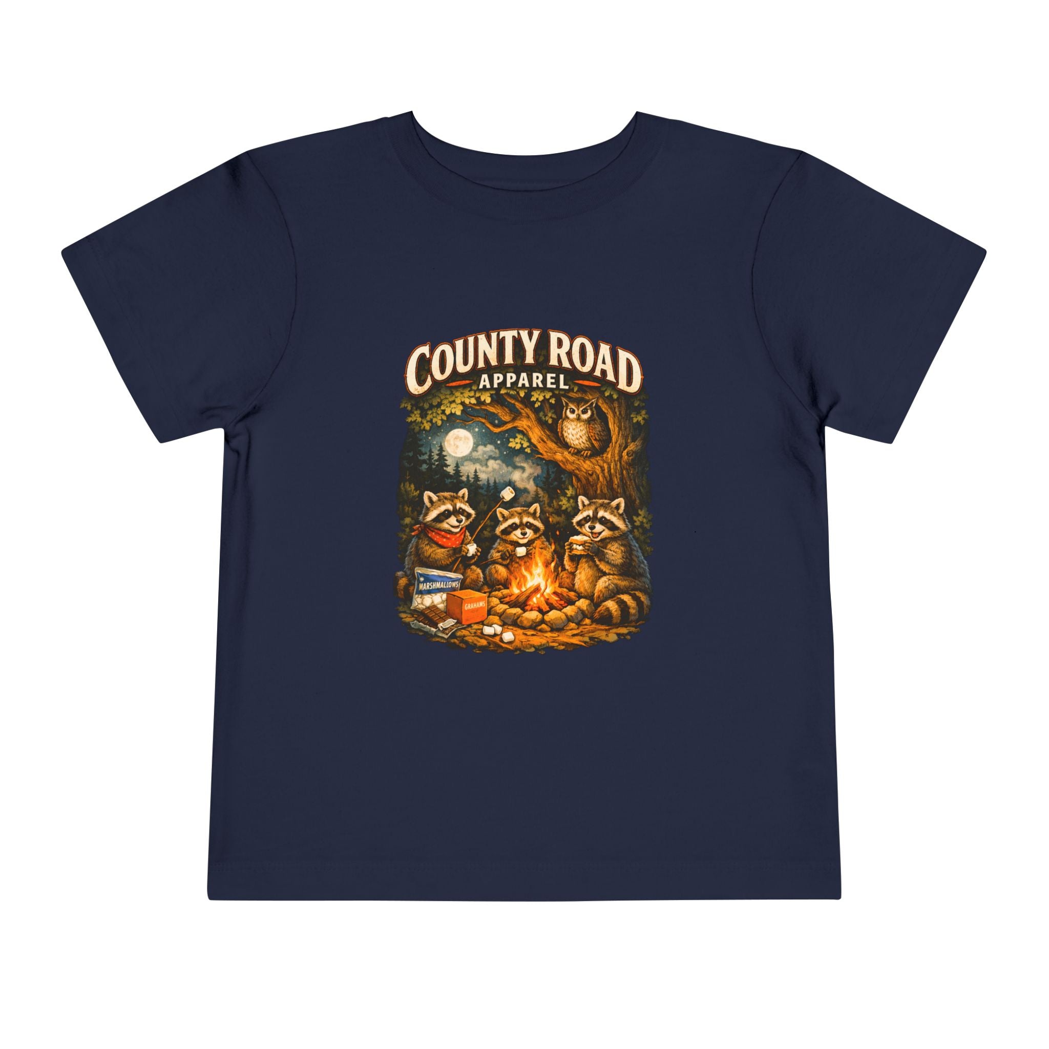 CRA Racoons by the Campfire Toddler Tee