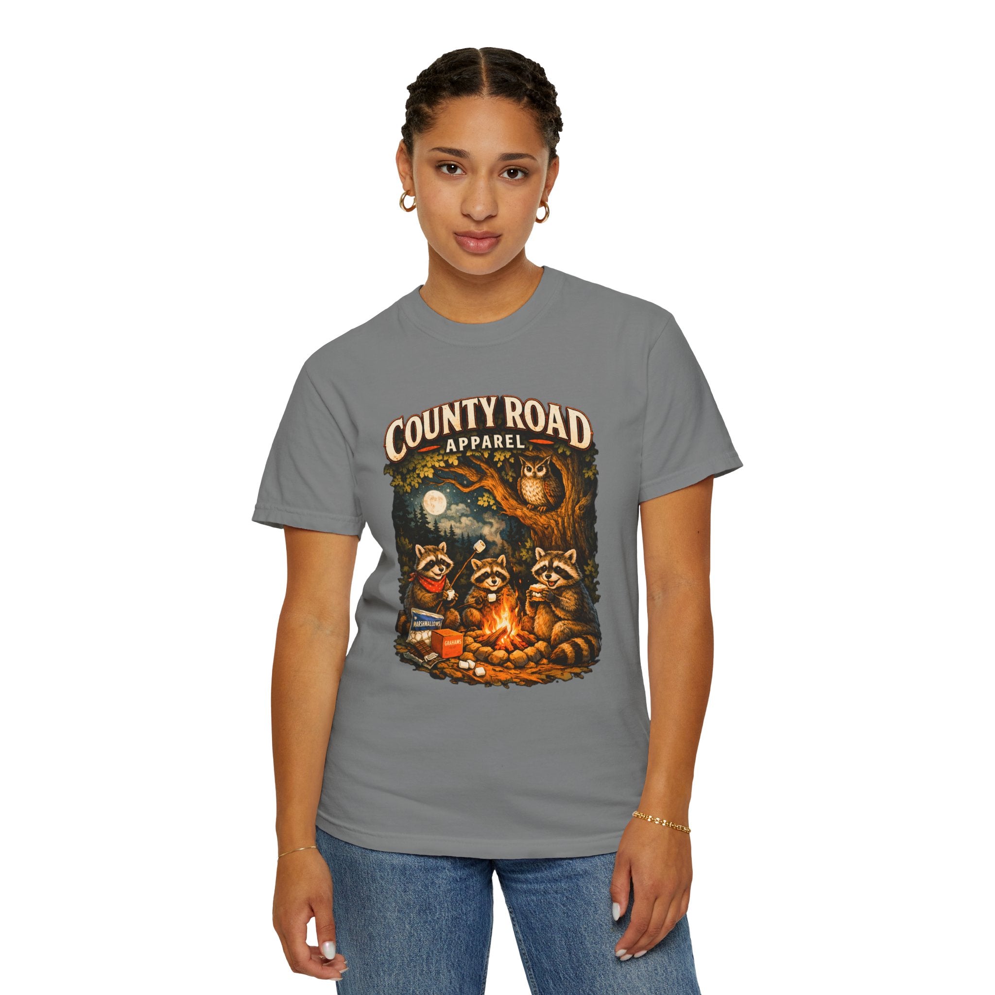CRA Raccoons at the Campfire Tee