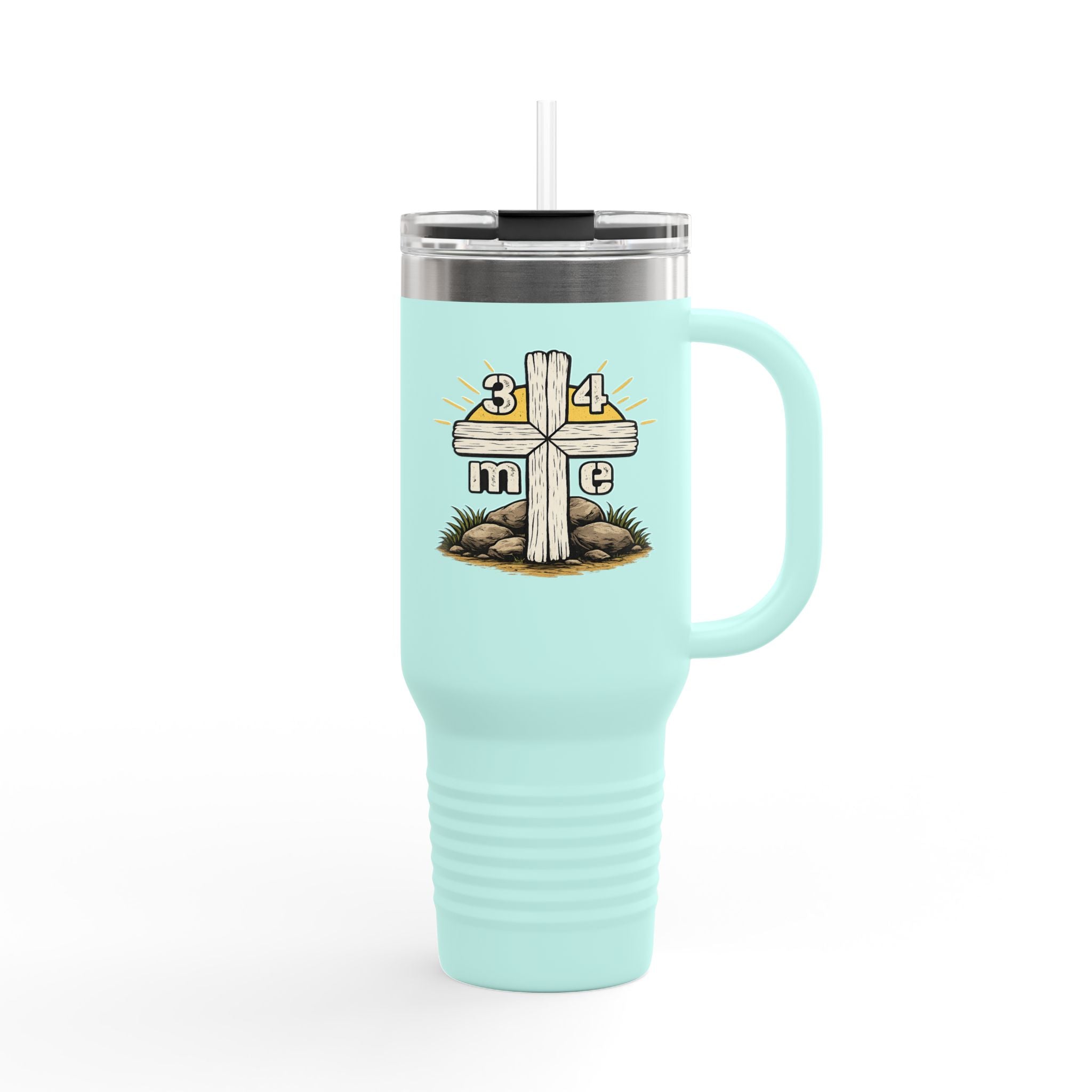 3 4 Me Trinity Cross 40oz Insulated Travel Mug