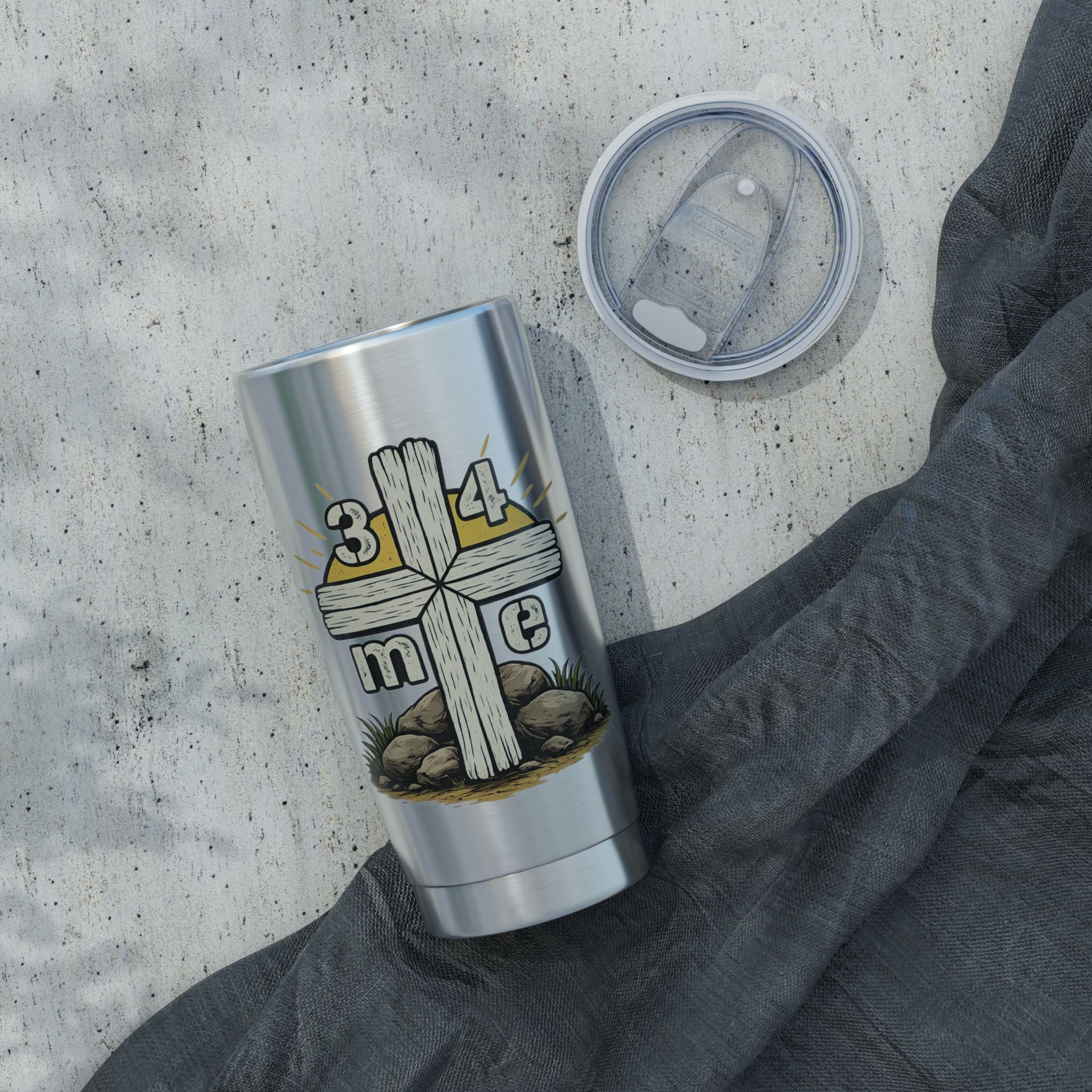 3 4 Me Trinity Cross & Sunrise Tumbler