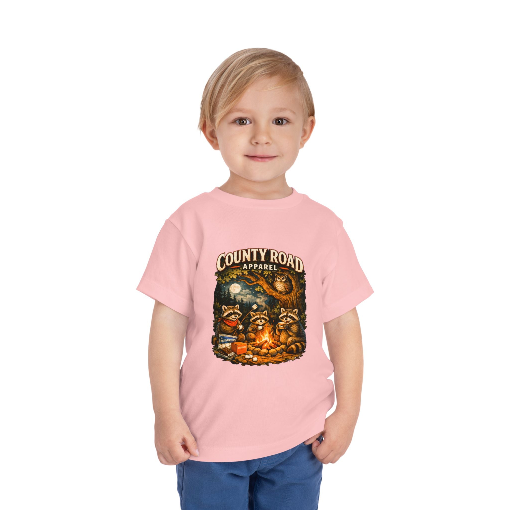 CRA Racoons by the Campfire Toddler Tee