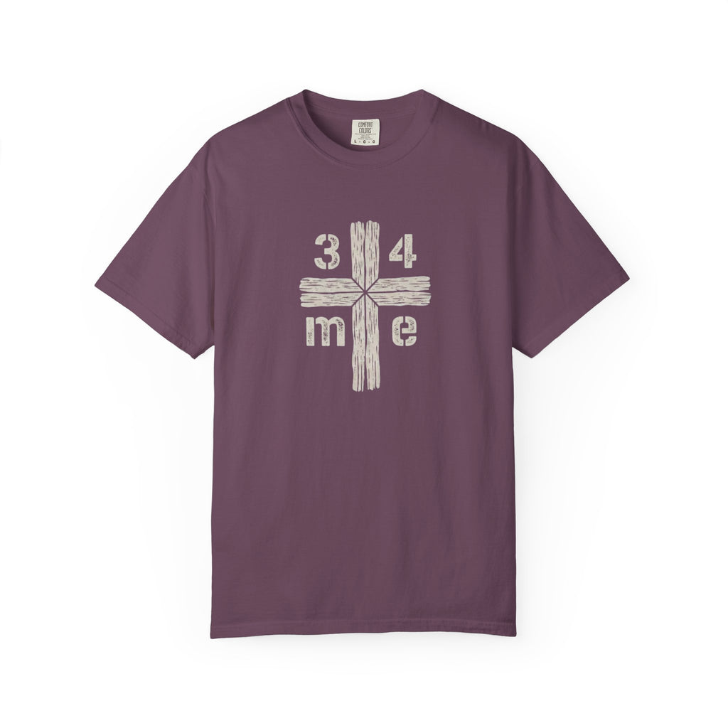 3 4 me Rustic Wooden Cross Tee