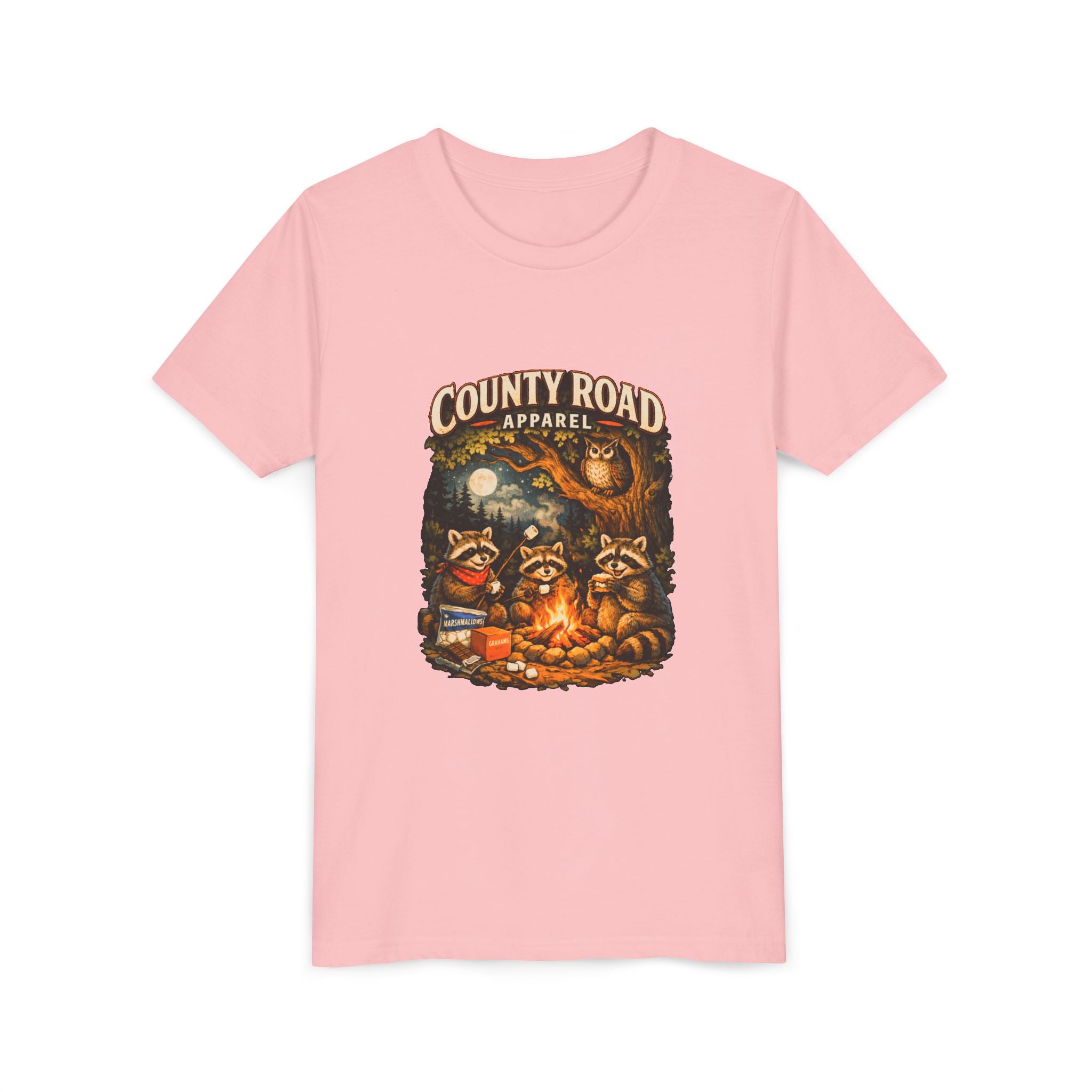 CRA Raccoons by the Campfire Youth Tee