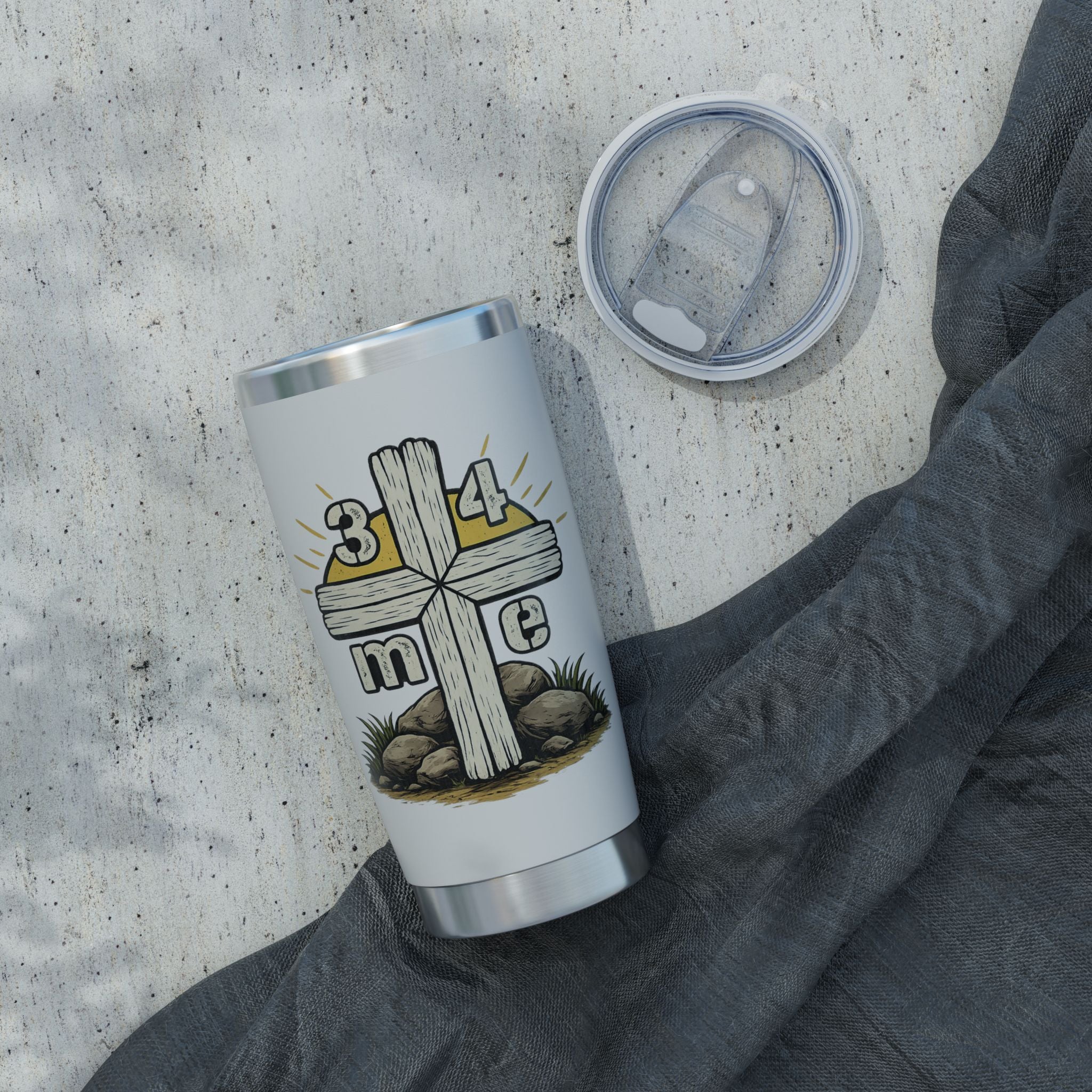 3 4 Me Trinity Cross & Sunrise Tumbler