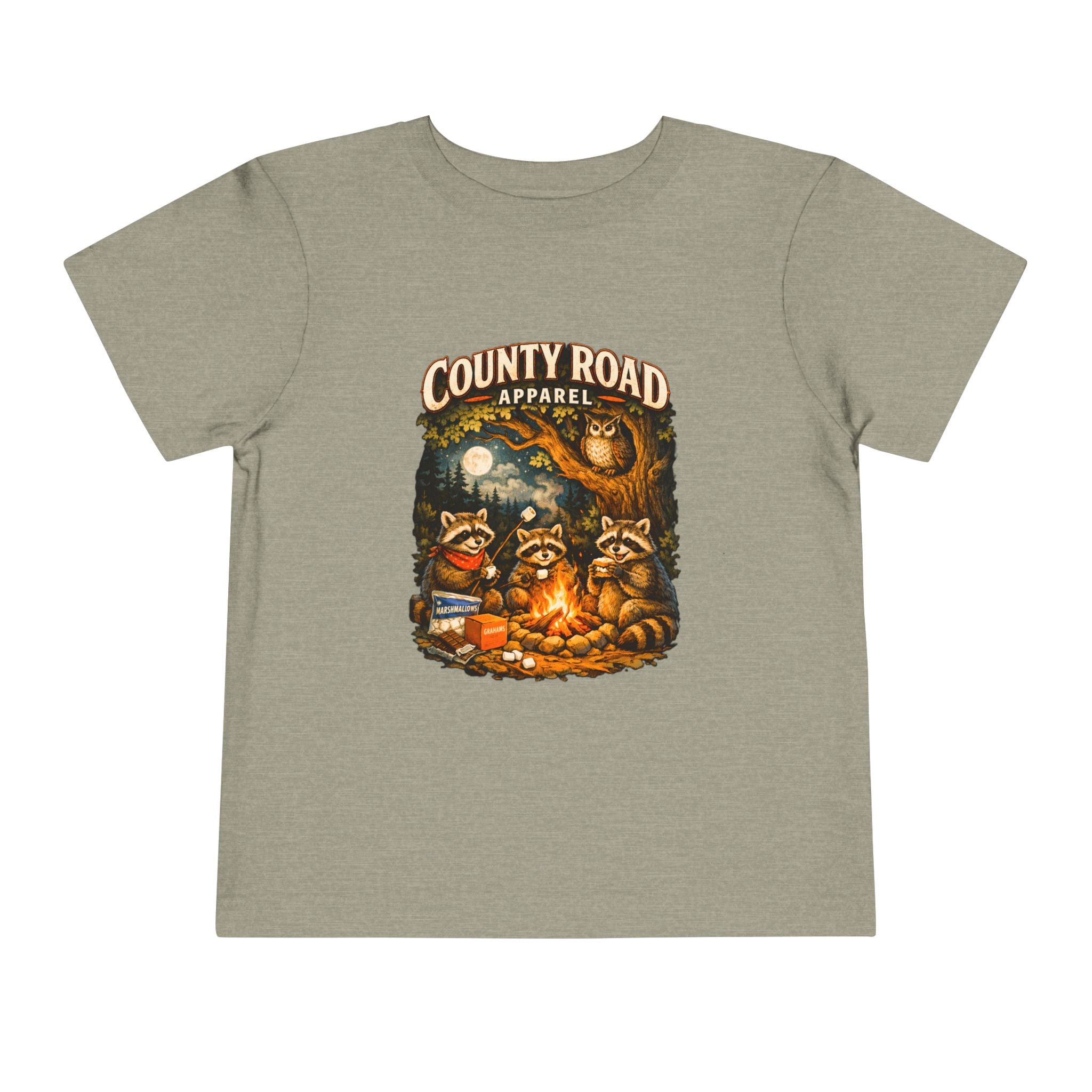 CRA Racoons by the Campfire Toddler Tee