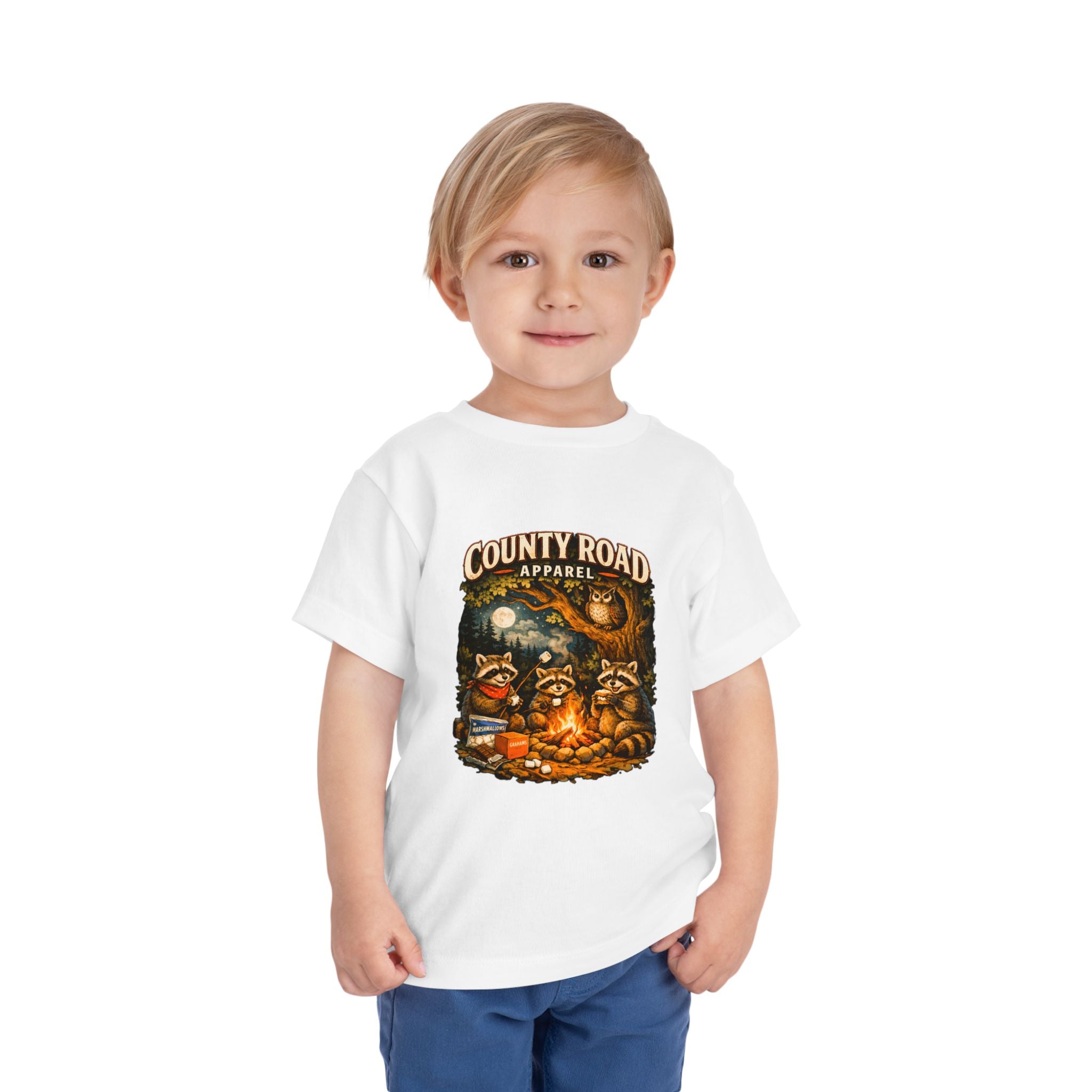 CRA Racoons by the Campfire Toddler Tee