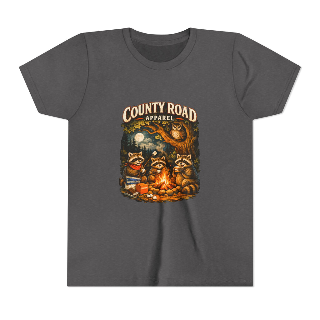 CRA Raccoons by the Campfire Youth Tee