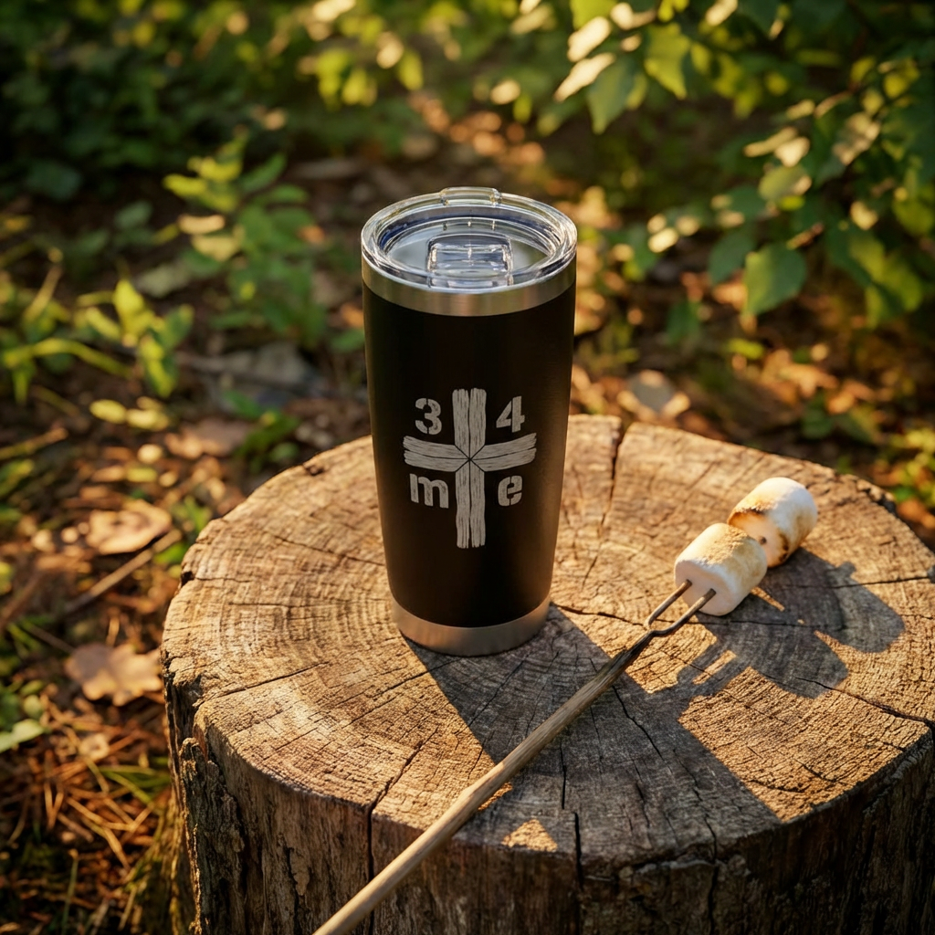 3 4 Me Trinity Cross 20oz Tumbler