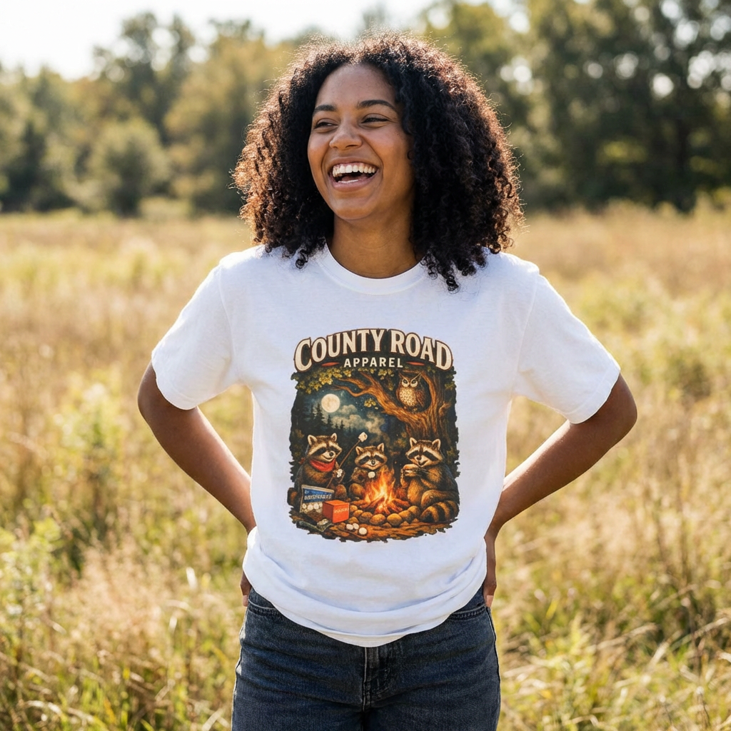 CRA Raccoons at the Campfire Tee