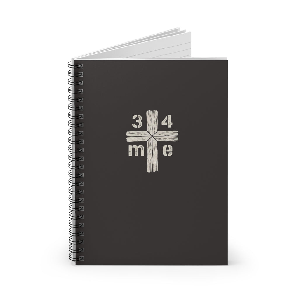 3 4 Me Trinity Cross Ruled Spiral Notebook