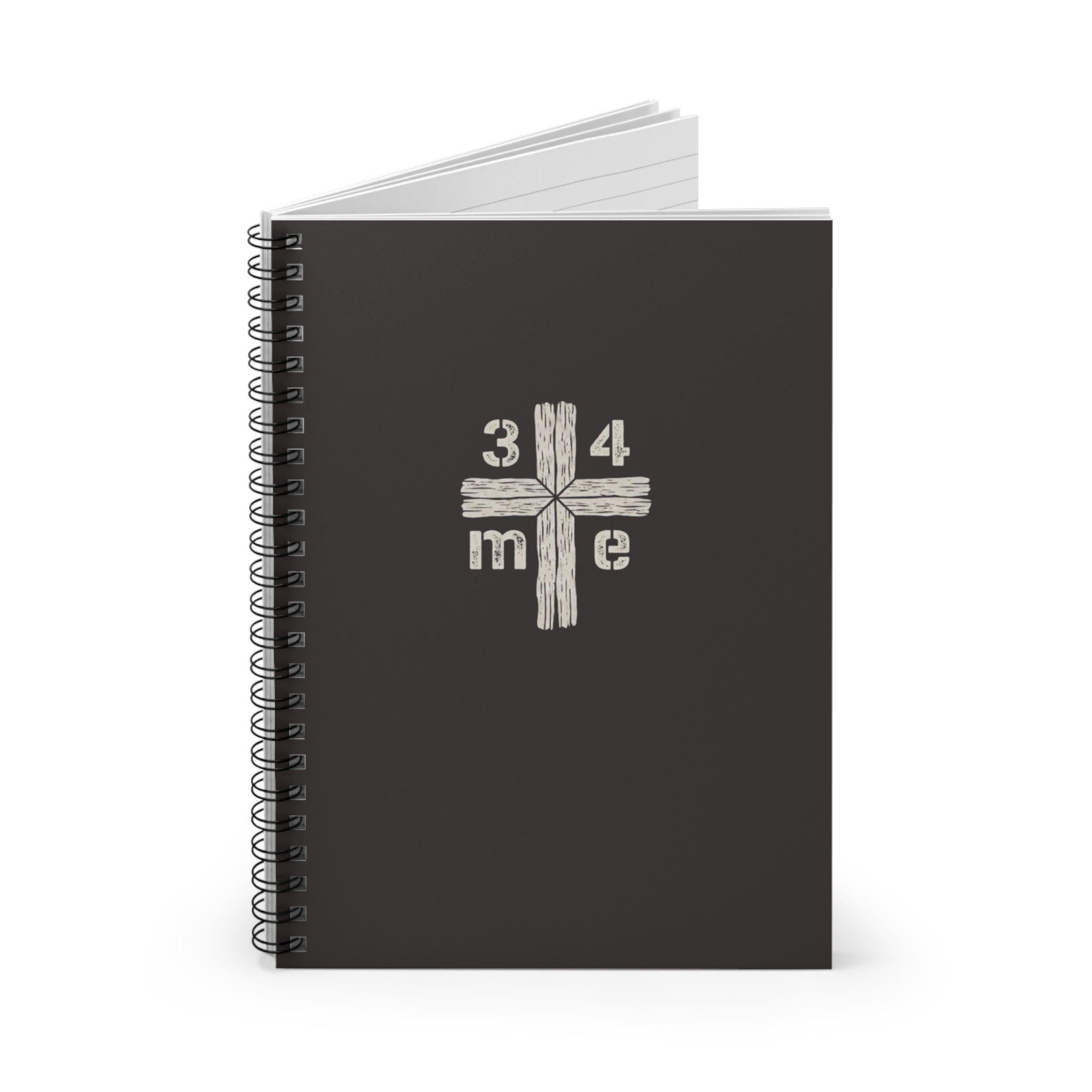 3 4 Me Trinity Cross Ruled Spiral Notebook