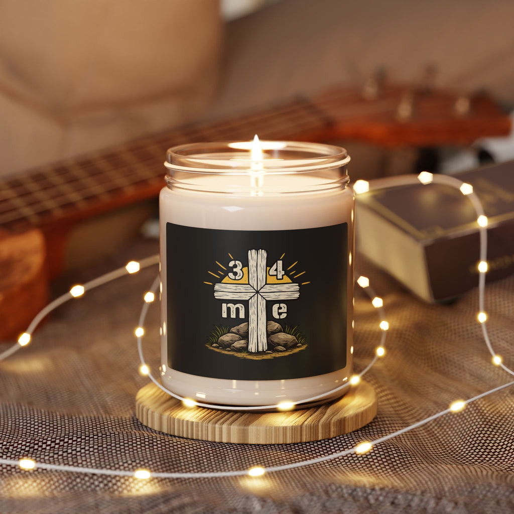 3 4 Me Trinity Cross Soy Candle — 9oz Scented Jar