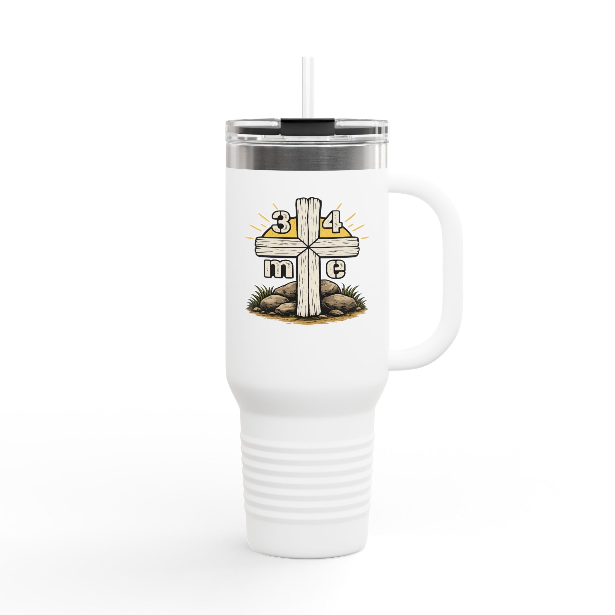 3 4 Me Trinity Cross 40oz Insulated Travel Mug
