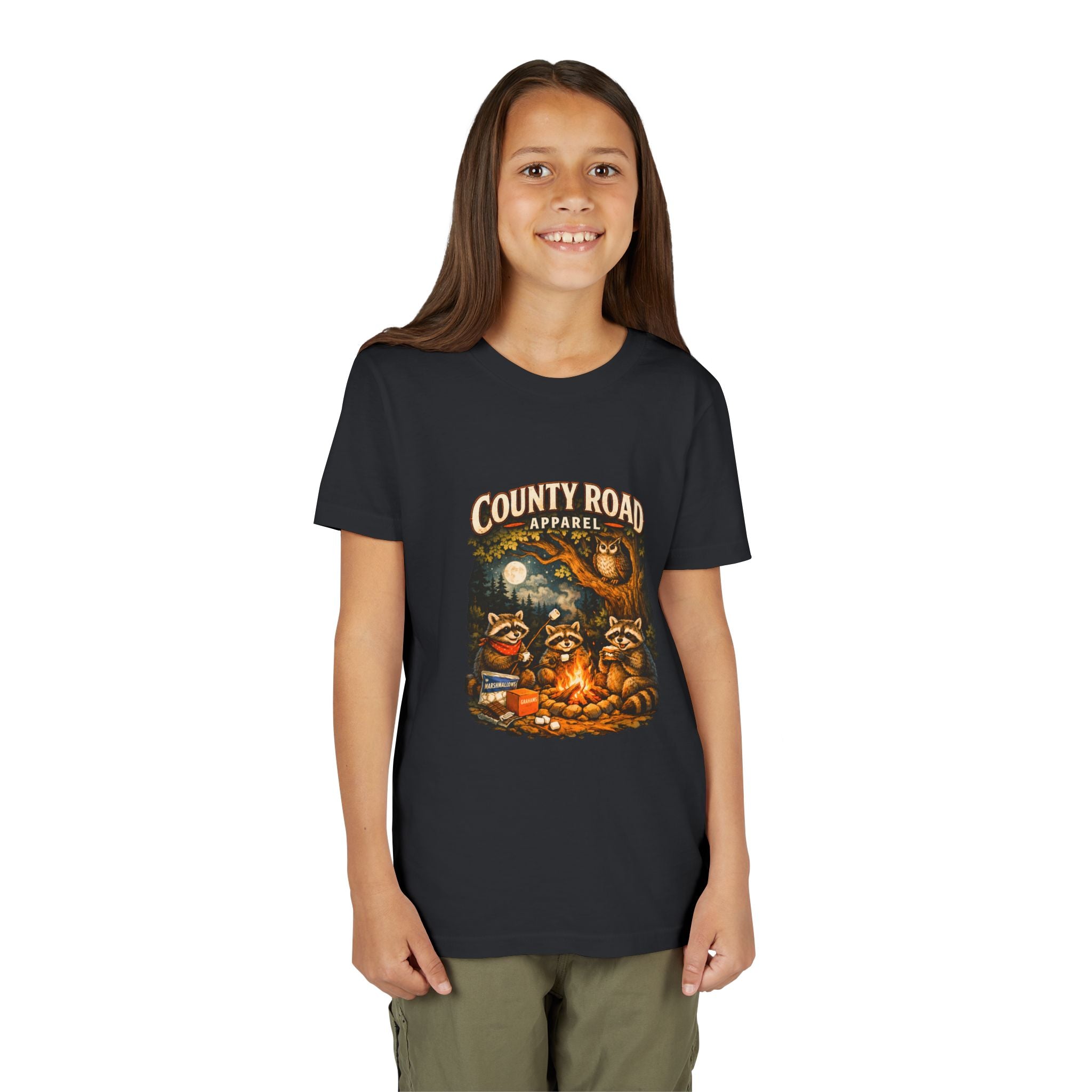 CRA Raccoons by the Campfire Youth Tee