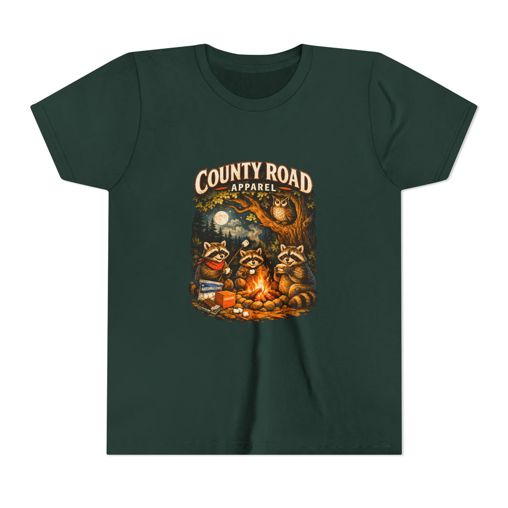 CRA Raccoons by the Campfire Youth Tee