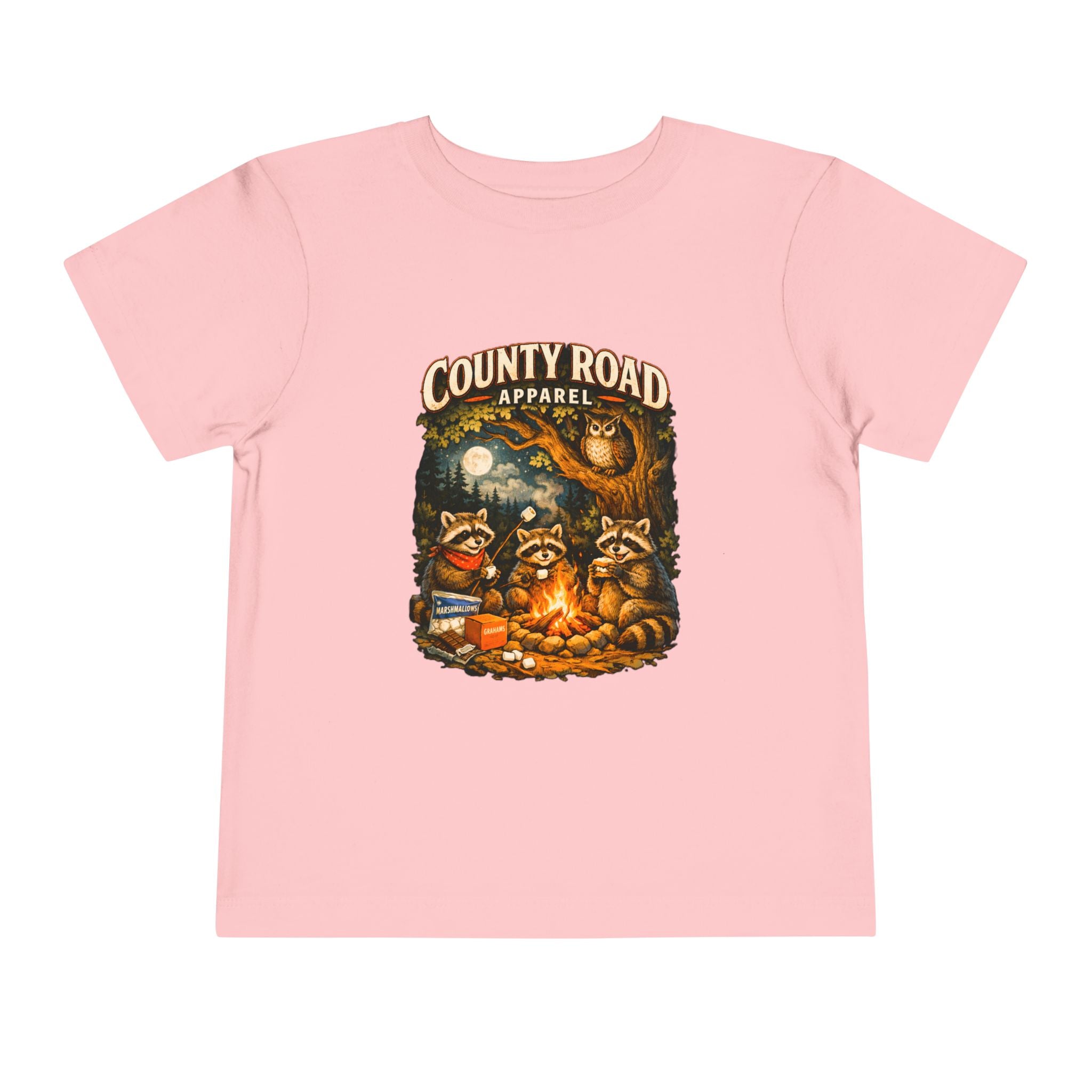 CRA Racoons by the Campfire Toddler Tee