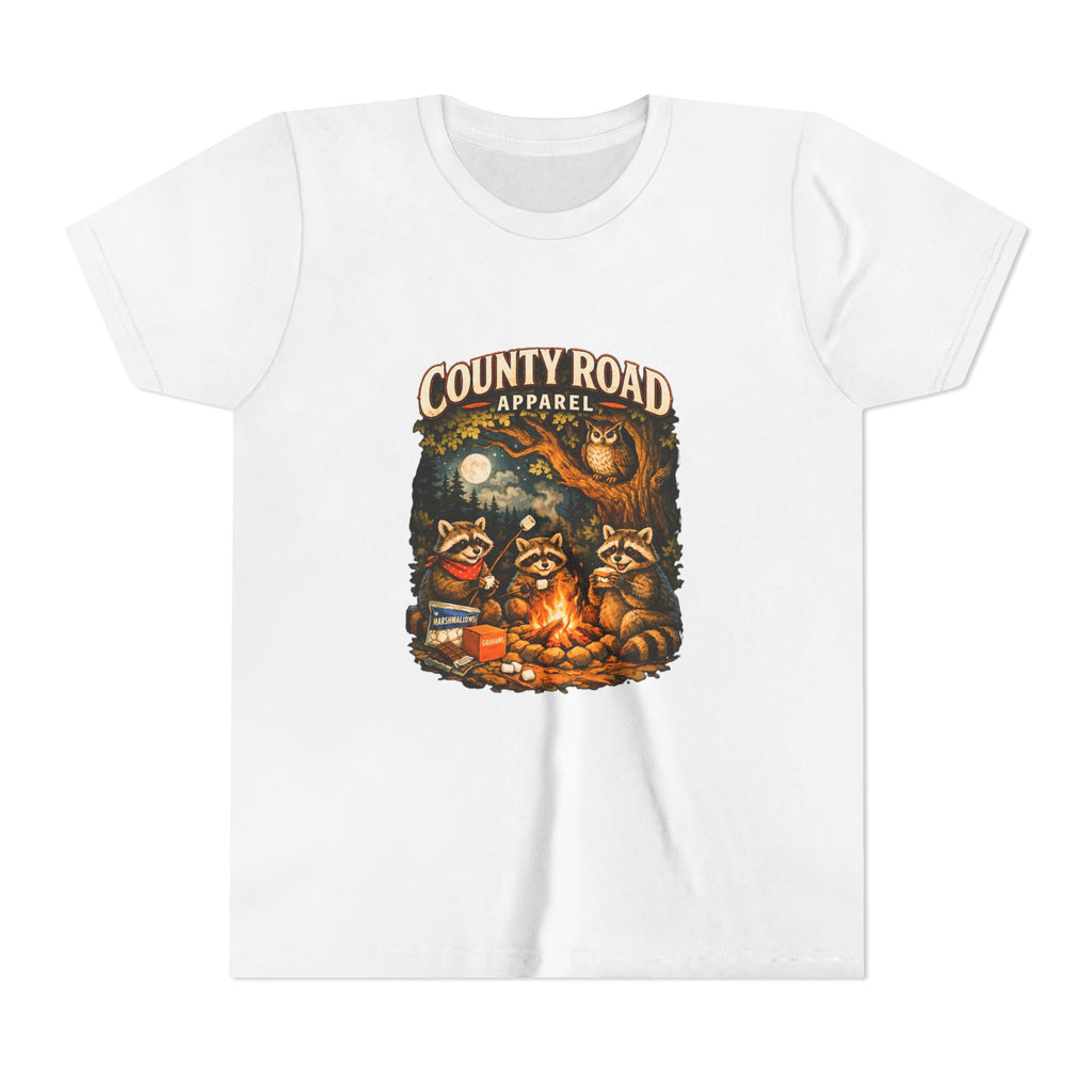 CRA Raccoons by the Campfire Youth Tee