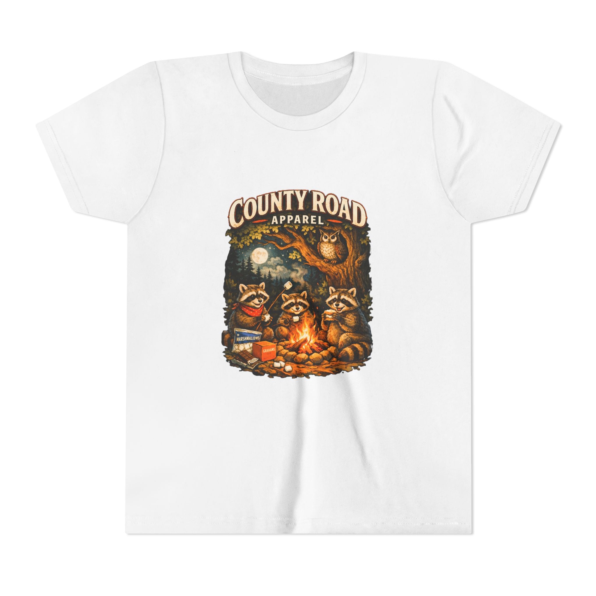 CRA Raccoons by the Campfire Youth Tee