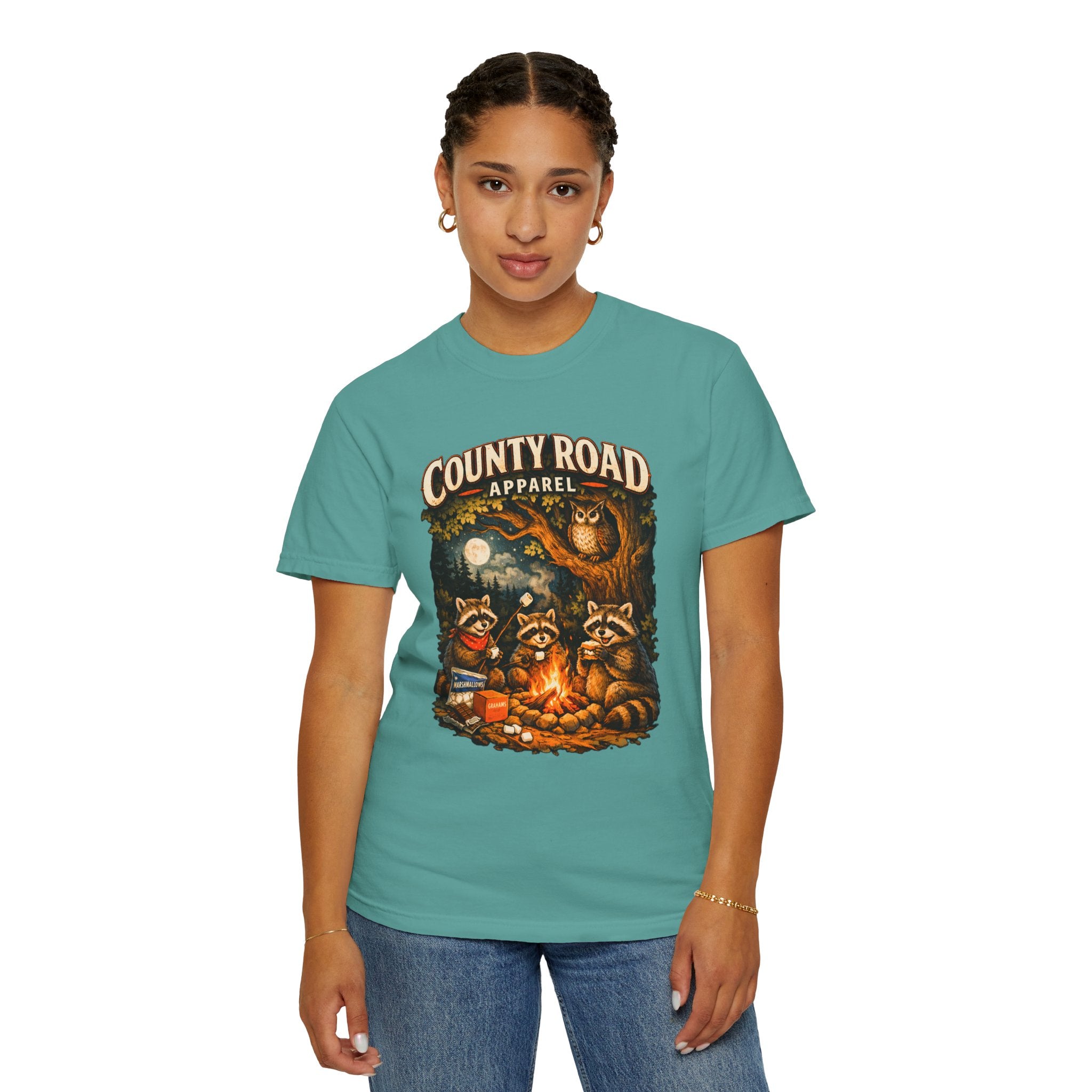CRA Raccoons at the Campfire Tee