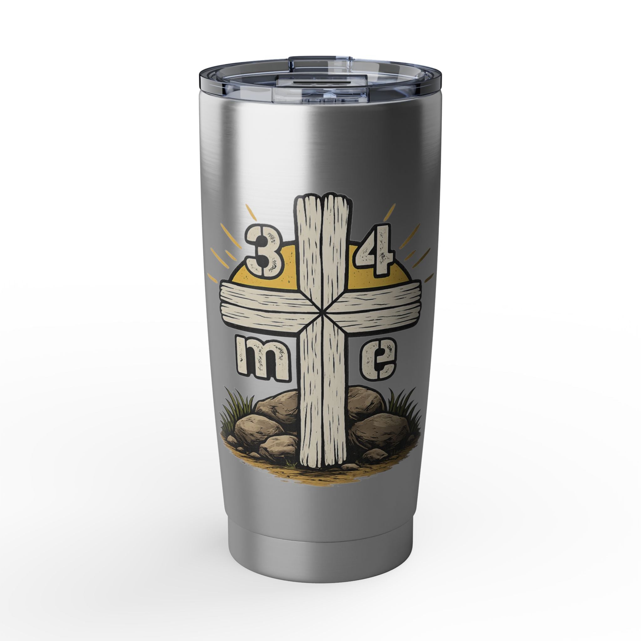 3 4 Me Trinity Cross & Sunrise Tumbler