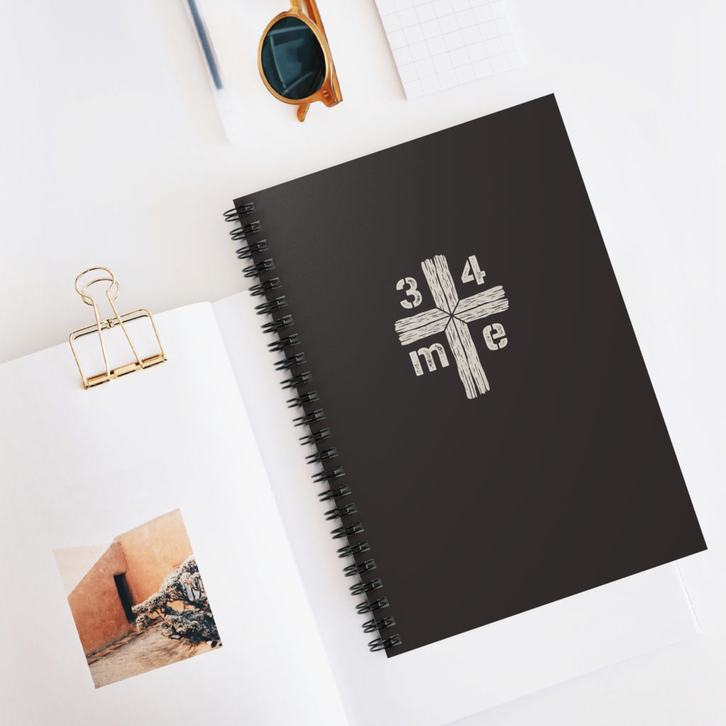 3 4 Me Trinity Cross Ruled Spiral Notebook