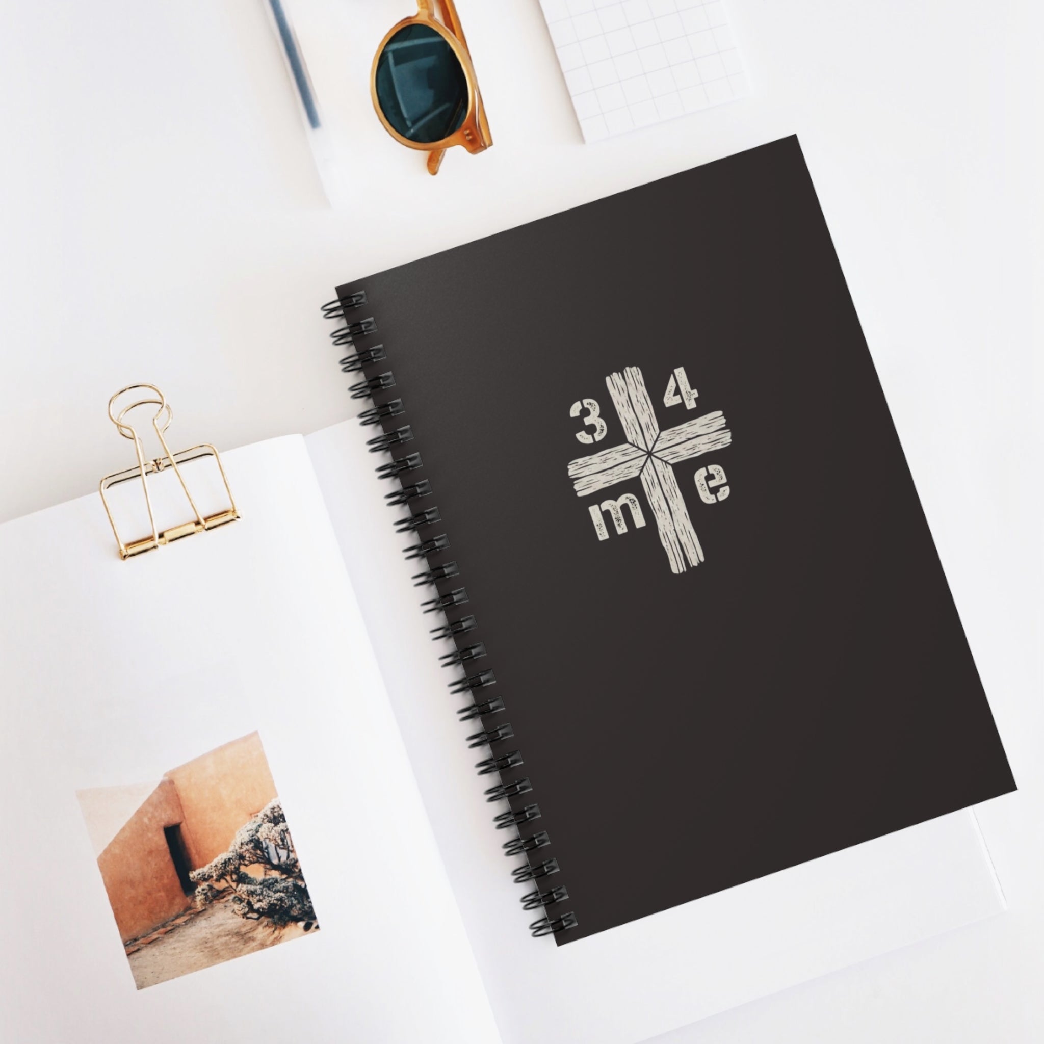 3 4 Me Trinity Cross Ruled Spiral Notebook