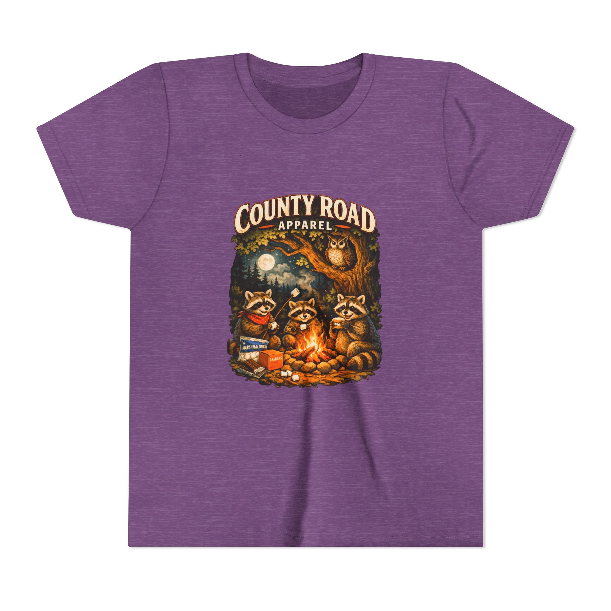 CRA Raccoons by the Campfire Youth Tee