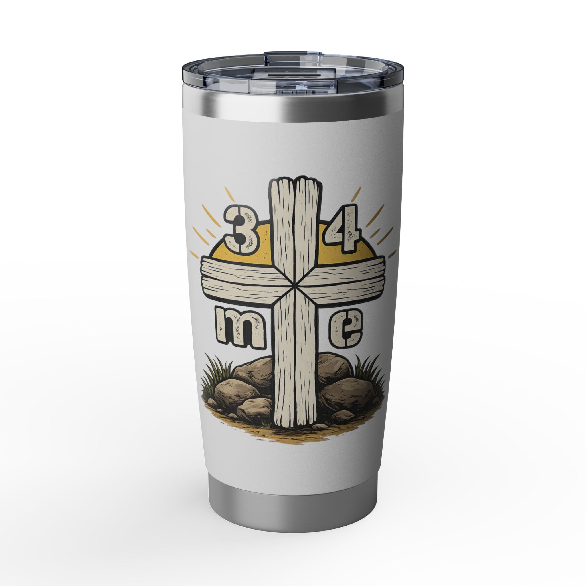 3 4 Me Trinity Cross & Sunrise Tumbler