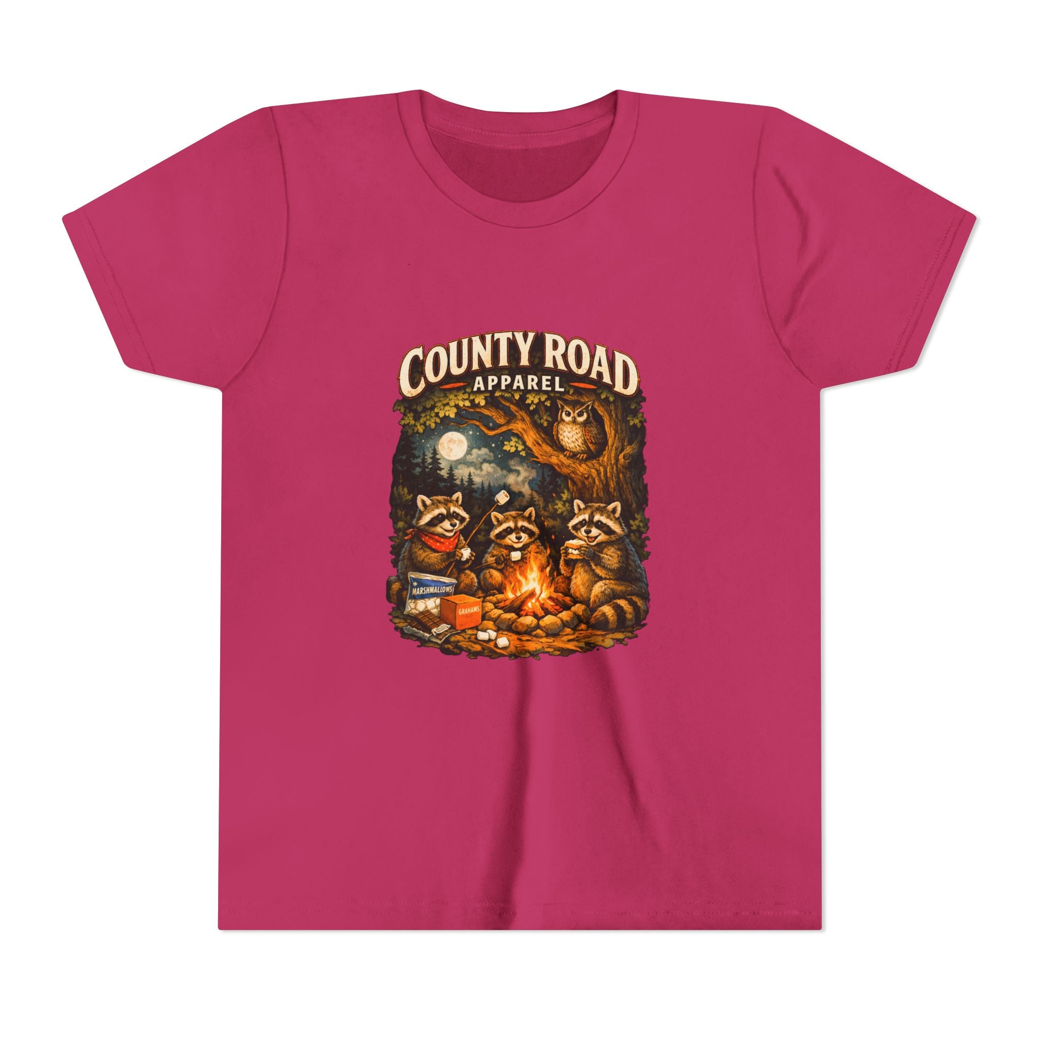 CRA Raccoons by the Campfire Youth Tee