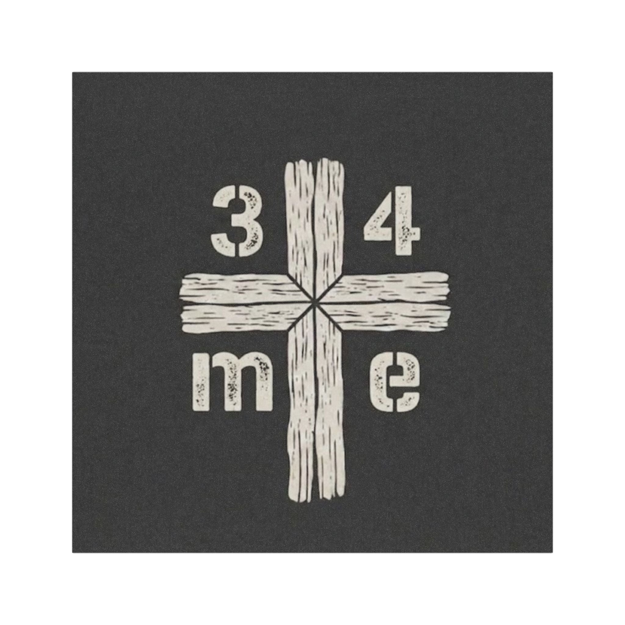 3 4 Me Trinity Cross Car Magnet