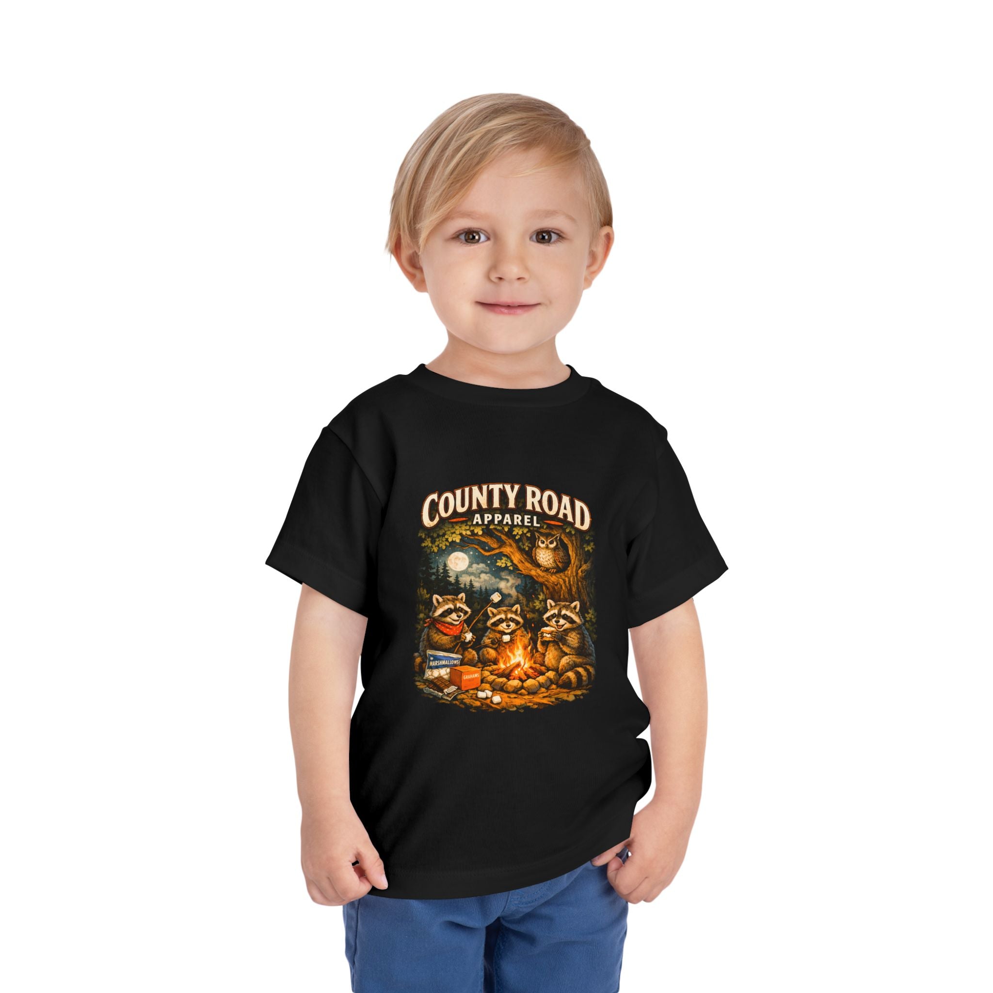 CRA Racoons by the Campfire Toddler Tee