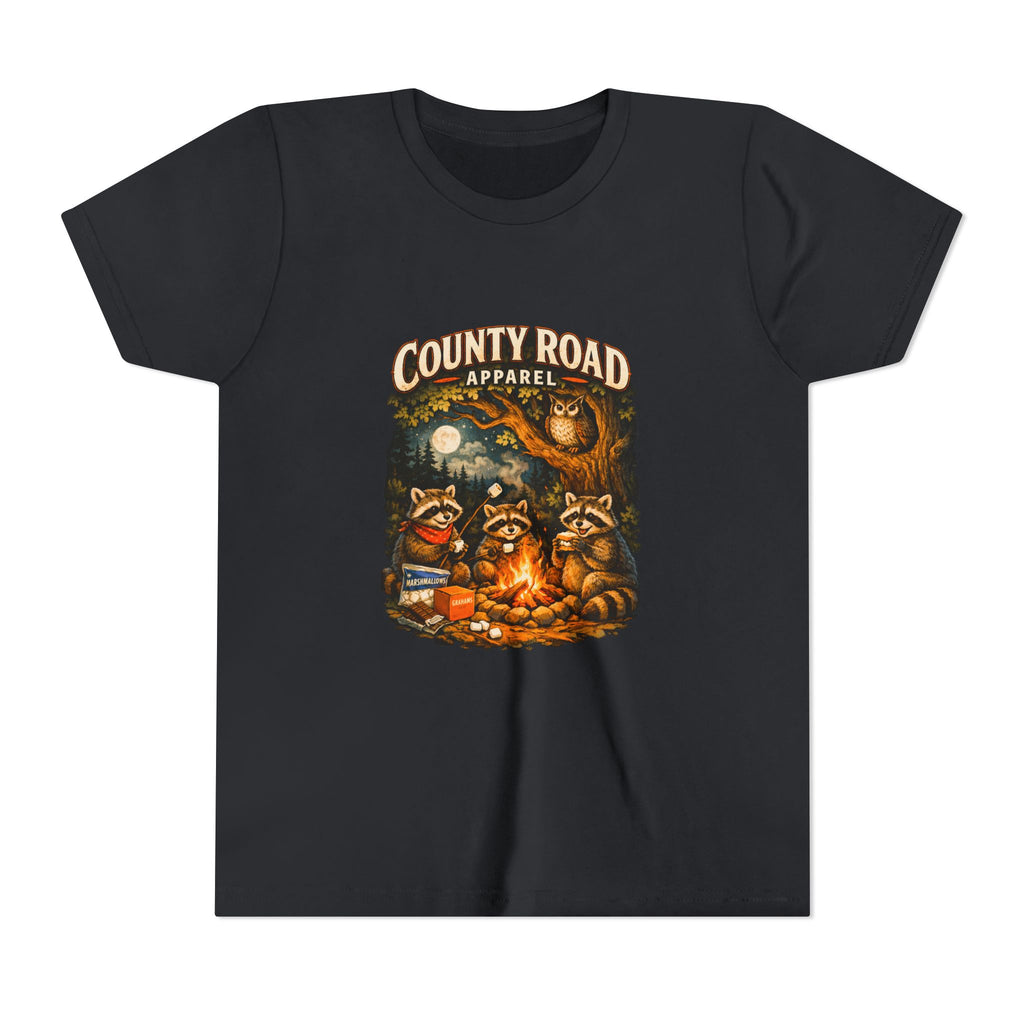 CRA Raccoons by the Campfire Youth Tee