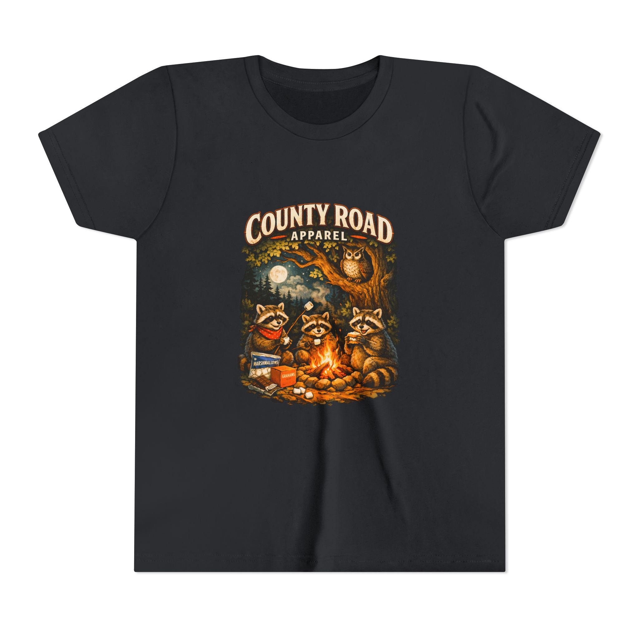 CRA Raccoons by the Campfire Youth Tee