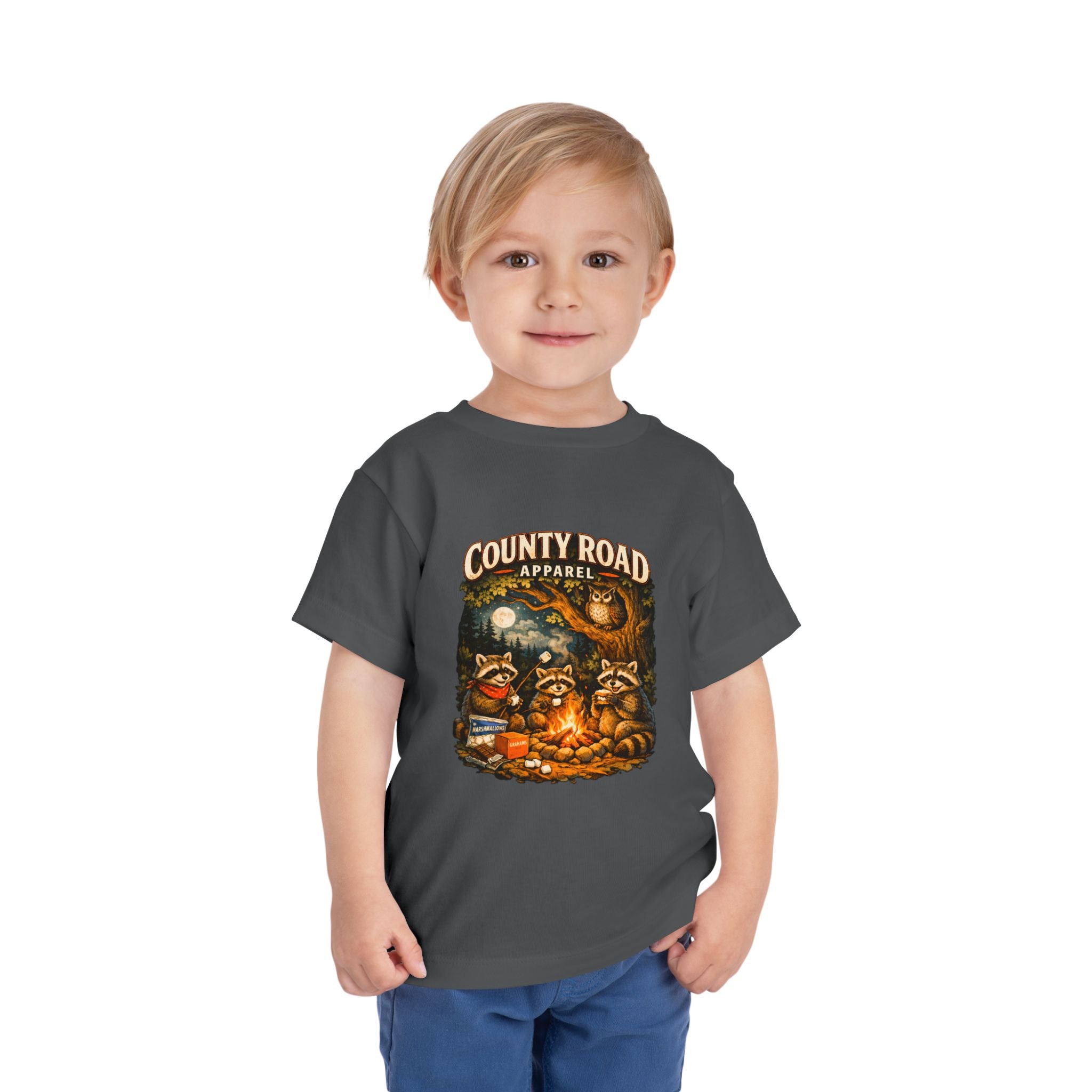 CRA Racoons by the Campfire Toddler Tee