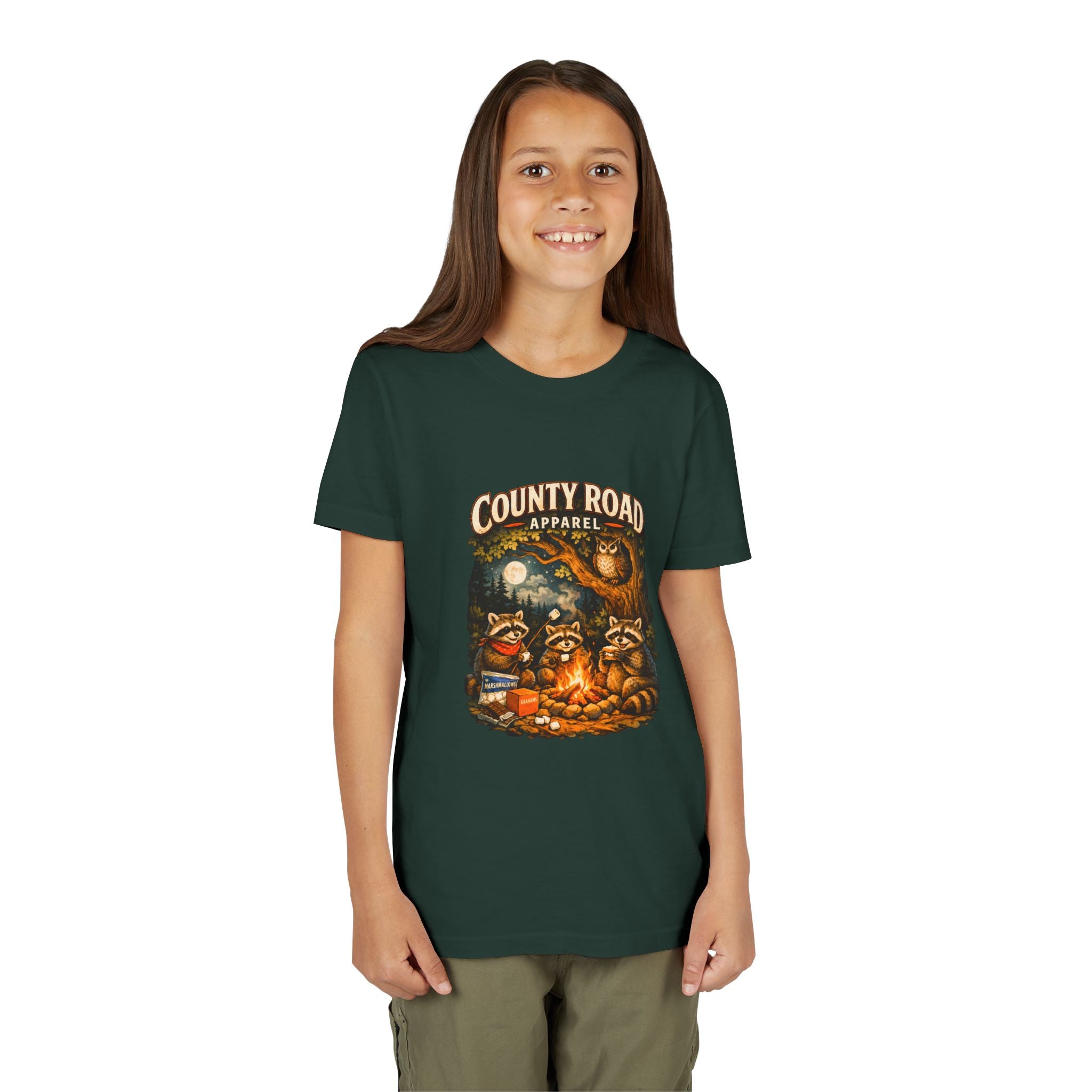 CRA Raccoons by the Campfire Youth Tee