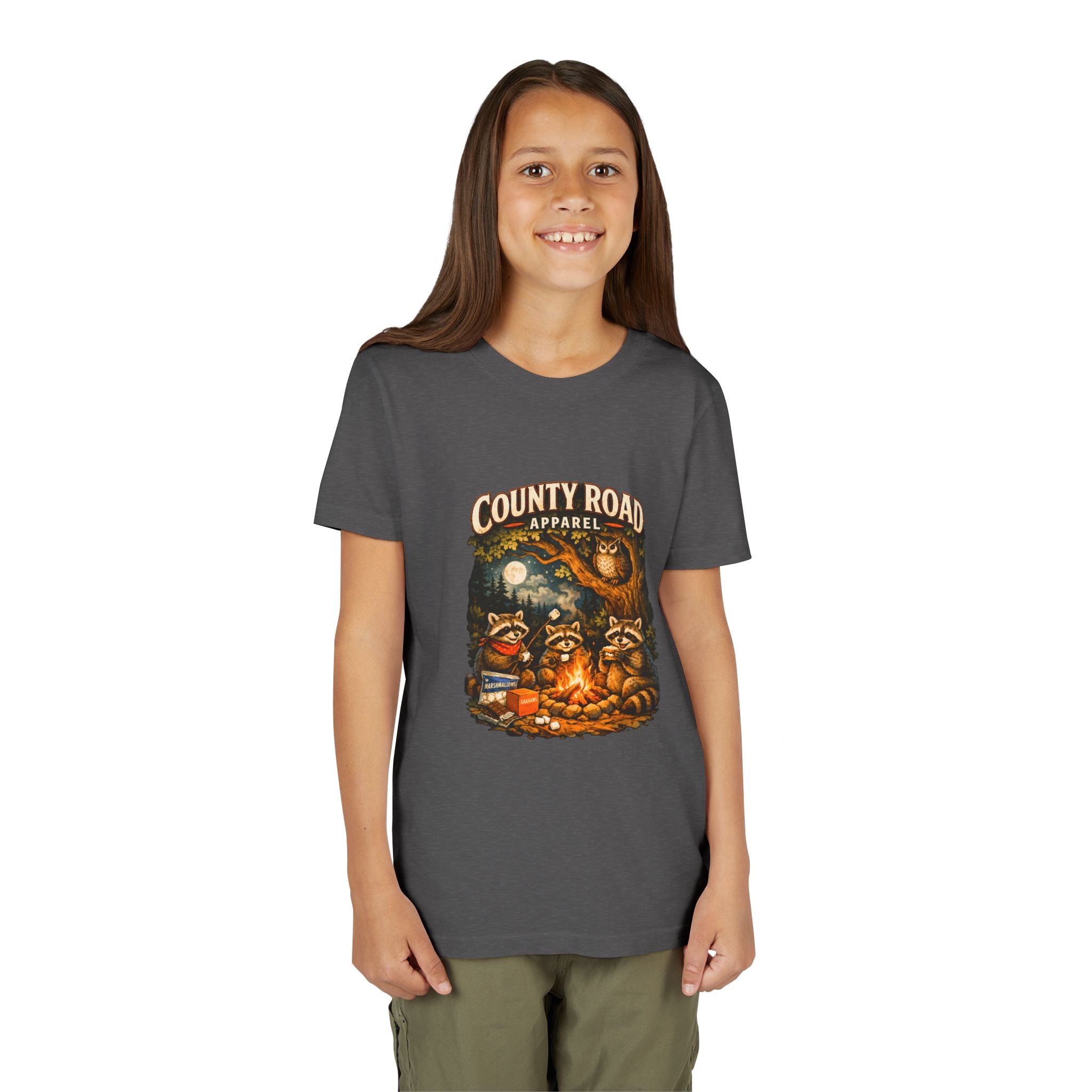 CRA Raccoons by the Campfire Youth Tee