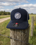 CRA Logo Richardson Trucker Hat Navy & White